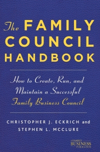 Cover image: The Family Council Handbook 9780230112193