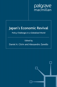 Cover image: Japan's Economic Revival 9780230219328