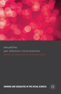 Cover image: Sexualities: Past Reflections, Future Directions 9780230290099