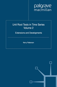 صورة الغلاف: Unit Root Tests in Time Series Volume 2 9780230250260