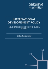 Imagen de portada: International Development Policy 9781137003409