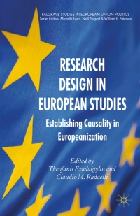 Cover image: Research Design in European Studies 9780230285316