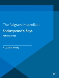 Imagen de portada: Shakespeare's Boys 9781349434725