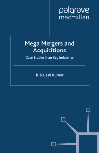 Imagen de portada: Mega Mergers and Acquisitions 9781137005892