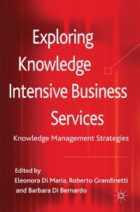 Omslagafbeelding: Exploring Knowledge-Intensive Business Services 9780230358591