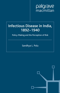 Imagen de portada: Infectious Disease in India, 1892-1940 9780230354609