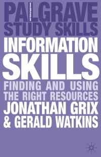 صورة الغلاف: Information Skills 1st edition 9780230222502