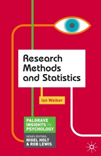 表紙画像: Research Methods and Statistics 1st edition 9780230249882