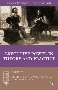 Omslagafbeelding: Executive Power in Theory and Practice 9780230339965