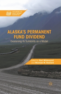 Cover image: Alaska’s Permanent Fund Dividend 9780230112070