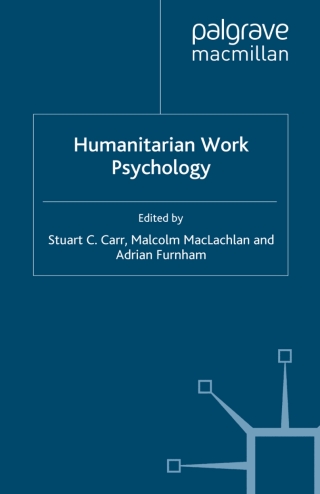 Cover image: Humanitarian Work Psychology 9780230275454