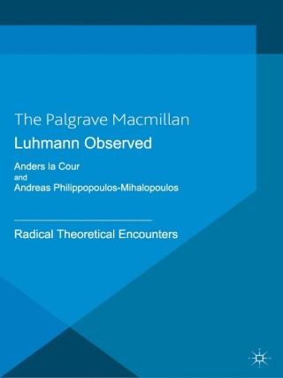 Imagen de portada: Luhmann Observed 9781137015280