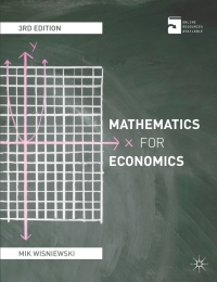 صورة الغلاف: Mathematics for Economics 3rd edition 9780230278929