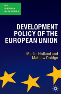 Imagen de portada: Development Policy of the European Union 1st edition 9780230019904