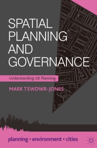 Imagen de portada: Spatial Planning and Governance 1st edition 9780230292192