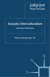 Cover image: Acoustic Interculturalism 9780230354166