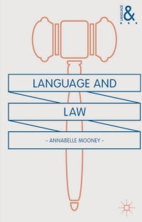 Omslagafbeelding: Language and Law 1st edition 9781137017949
