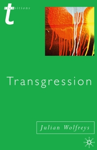 Cover image: Transgression 1st edition 9780333752753