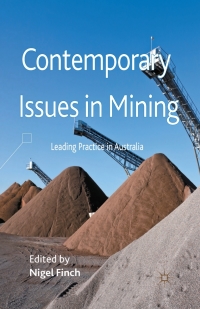 Titelbild: Contemporary Issues in Mining 9781137025791