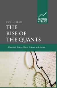 صورة الغلاف: The Rise of the Quants 9780230274174