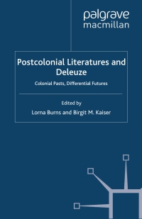 Imagen de portada: Postcolonial Literatures and Deleuze 9780230348257