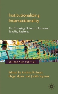 Cover image: Institutionalizing Intersectionality 9780230292956