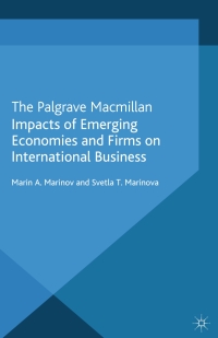 Cover image: Impacts of Emerging Economies and Firms on International Business 9781137032539