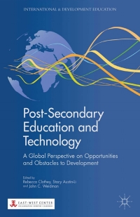 Immagine di copertina: Post-Secondary Education and Technology 9780230338319