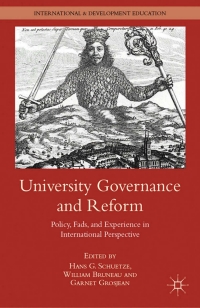 Imagen de portada: University Governance and Reform 9780230340121