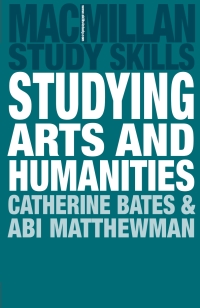 Cover image: Studying Arts and Humanities 1st edition 9780230205475