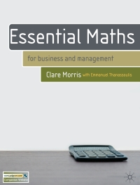 Cover image: Essential Maths 1st edition 9781403916105
