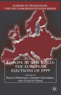 Cover image: Europe at the Polls 1st edition 9780312238957