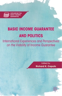 Imagen de portada: Basic Income Guarantee and Politics 9780230116917