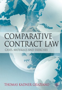 Cover image: Comparative Contract Law 9780230579798