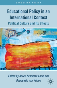 Cover image: Educational Policy in an International Context 9780230340411