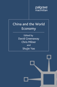 Cover image: China and the World Economy 9780230521520