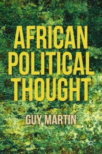 صورة الغلاف: African Political Thought 9781403966339