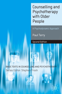 Cover image: Counselling and Psychotherapy with Older People 2nd edition 9780230506541