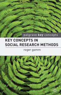 Imagen de portada: Key Concepts in Social Research Methods 1st edition 9780230214996