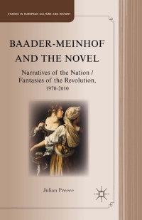 Titelbild: Baader-Meinhof and the Novel 9780230341074