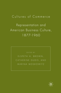 صورة الغلاف: Cultures of Commerce 9781403970503