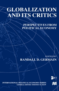 Cover image: Globalization and Its Critics 9780312224141