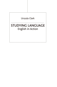 Cover image: Studying Language 1st edition 9781403922076