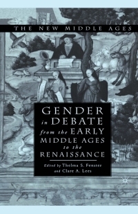 Cover image: Gender in Debate From the Early Middle Ages to the Renaissance 1st edition 9781349629206