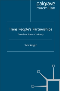 Imagen de portada: Trans People’s Partnerships 9780230224643