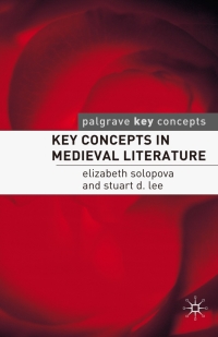 Imagen de portada: Key Concepts in Medieval Literature 1st edition 9781403997234