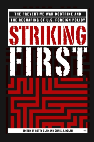صورة الغلاف: Striking First 1st edition 9781349732883