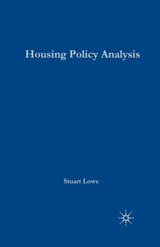 صورة الغلاف: Housing Policy Analysis 1st edition 9780333801789