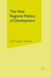 Titelbild: The New Regional Politics of Development 1st edition 9780333973950
