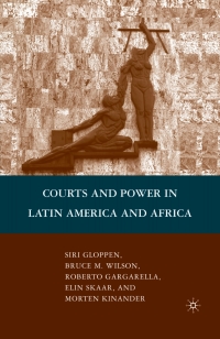 Cover image: Courts and Power in Latin America and Africa 9781349604340